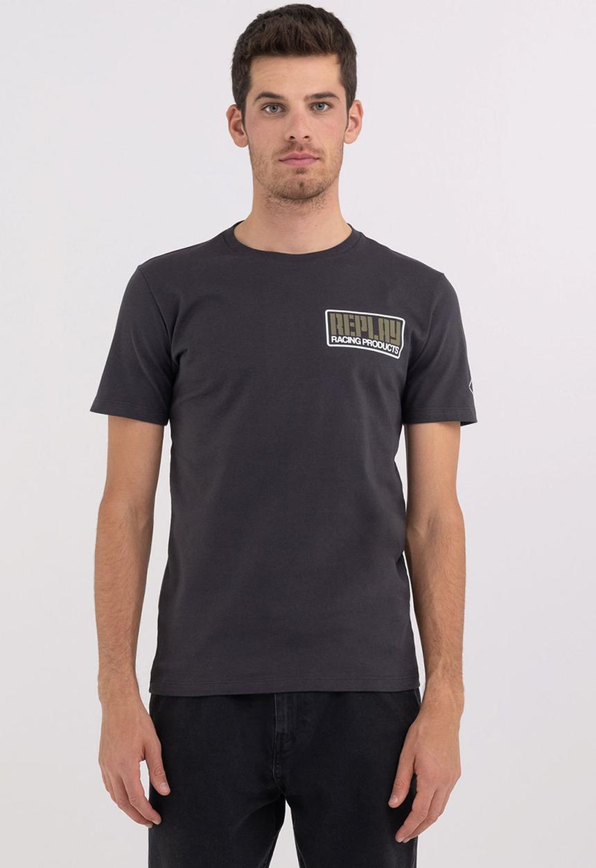 Replay - T-Shirt Regular_Slim - Nearly Black