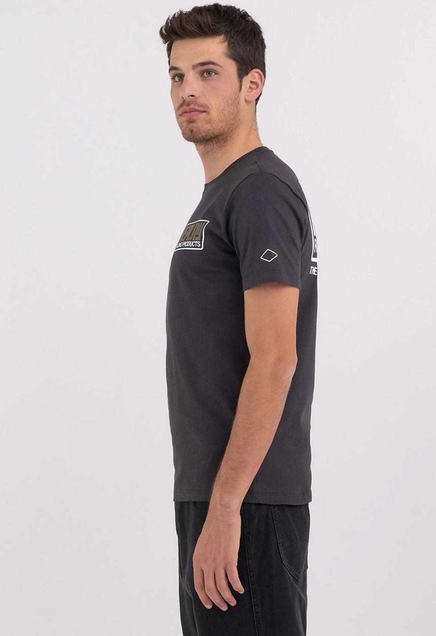 Replay - T-Shirt Regular_Slim - Nearly Black