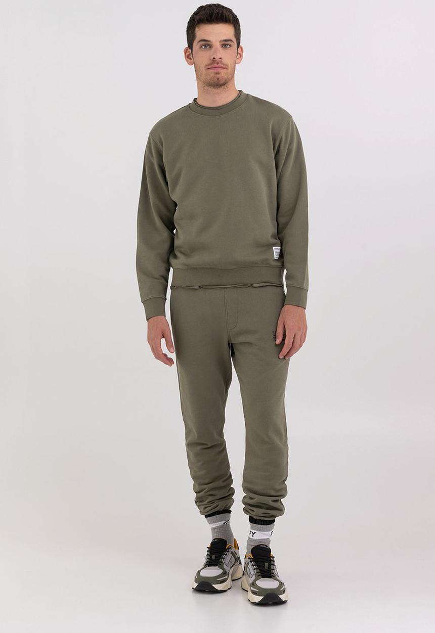Replay - Felpa Regular - Light Military
