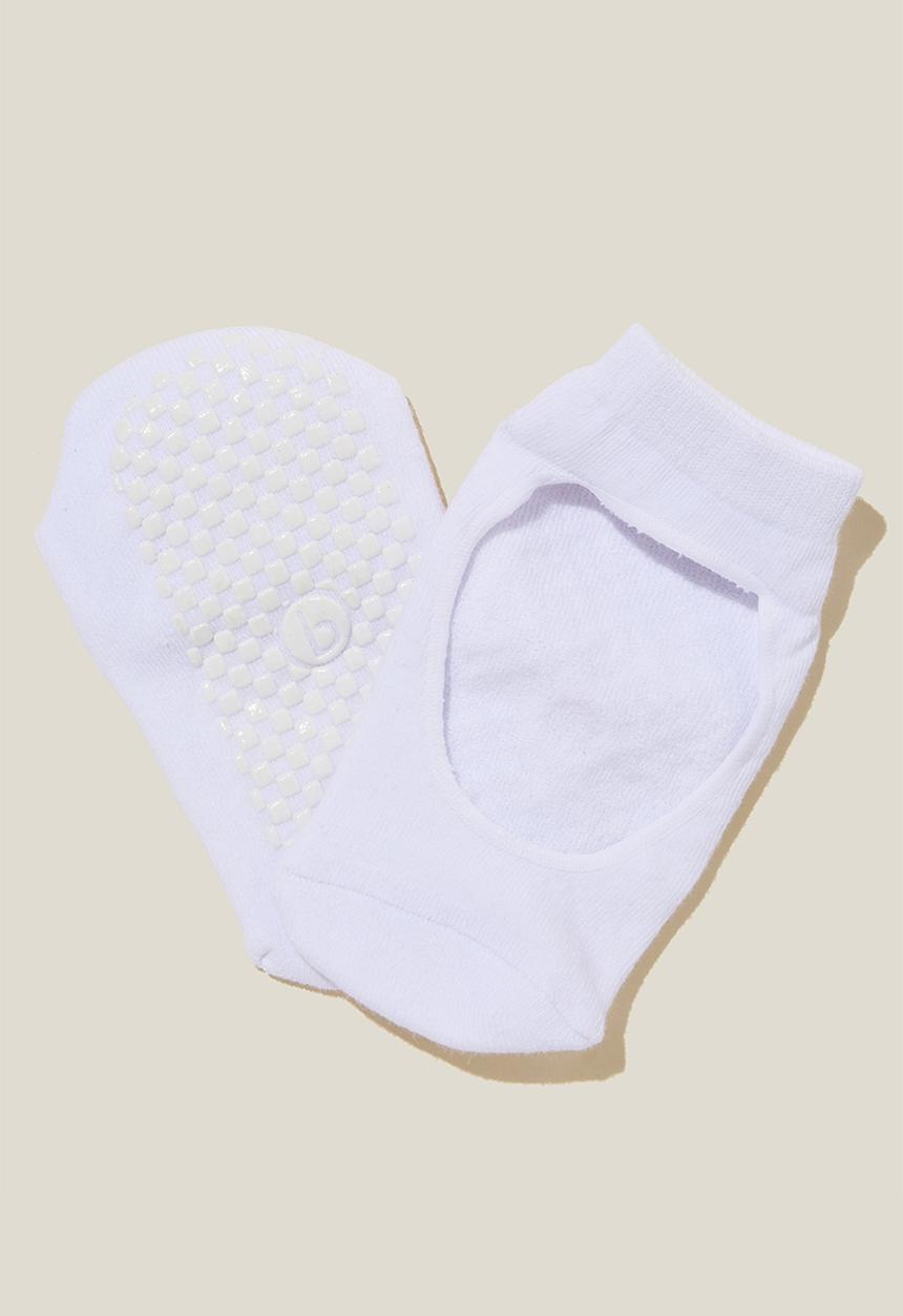 Cotton On - Performance Plie Sock - White