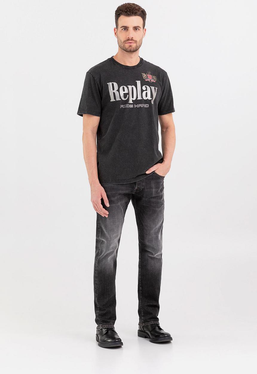 Replay - T-Shirt Regular - Blackboard