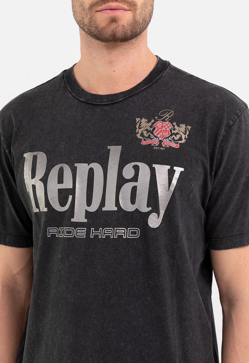 Replay - T-Shirt Regular - Blackboard