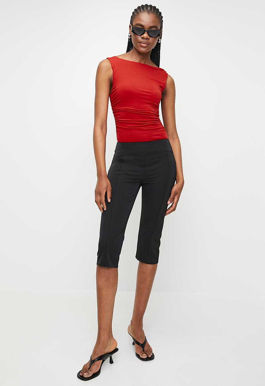 Superbalist - Boat twist neck bodysuit - pompeian red