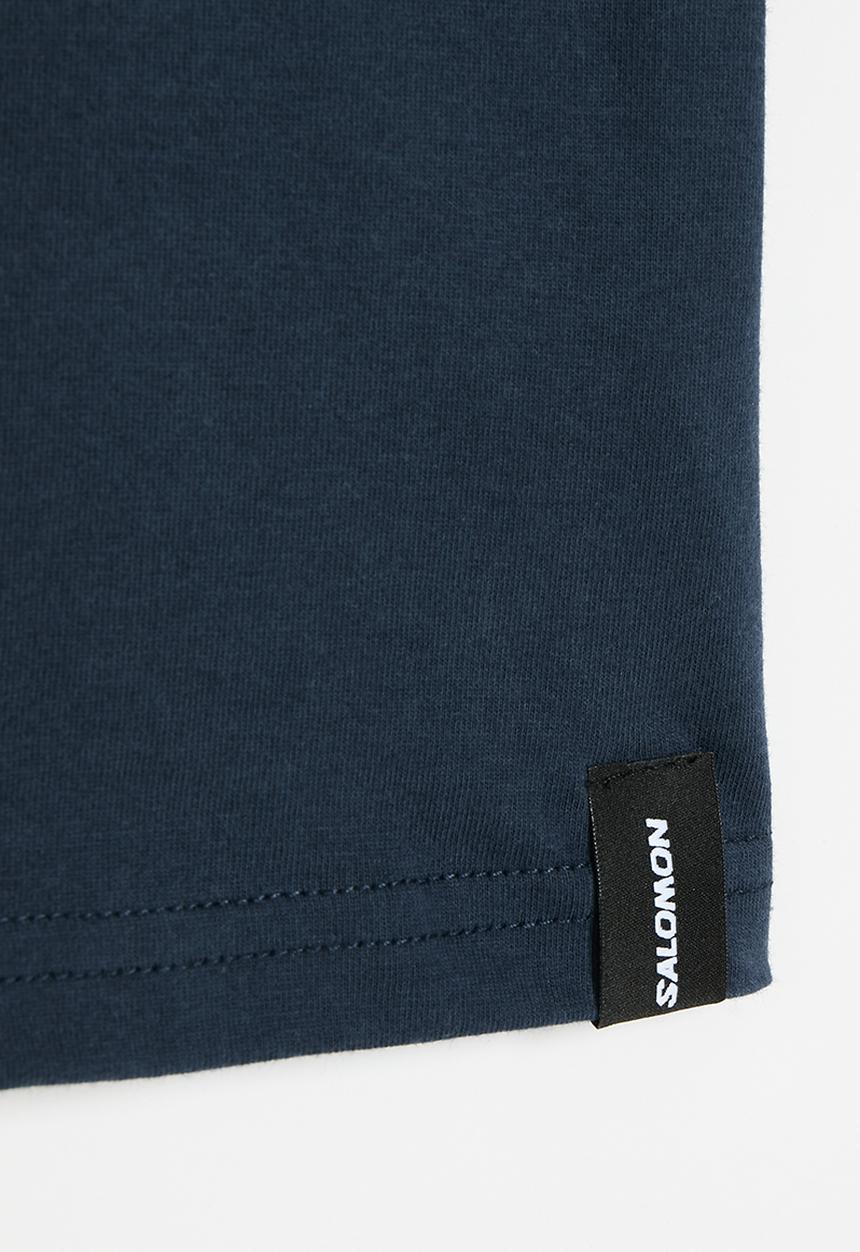 Salomon - Fress short sleeve tee b - navy blazer
