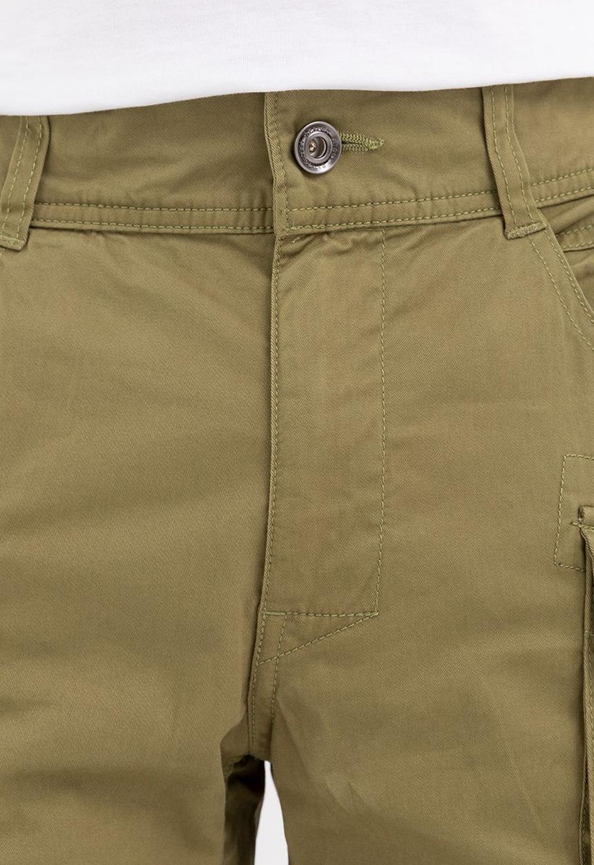 Replay - Joe Short Pantaloncino Cargo - Moss Green