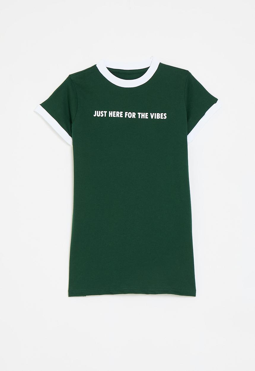 Pop Candy - T-shirt dress - green