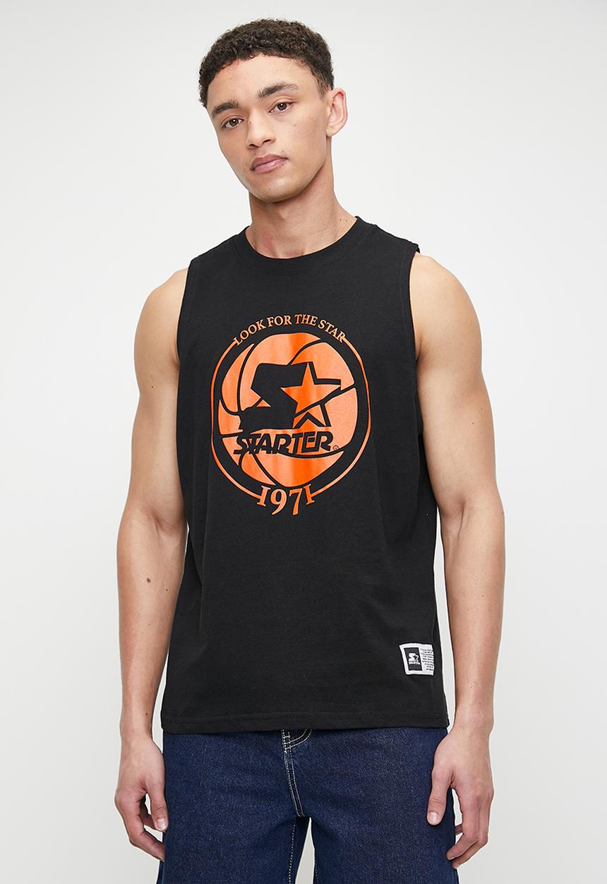 Starter - Starter 1971 Tank Top - Black & Orange