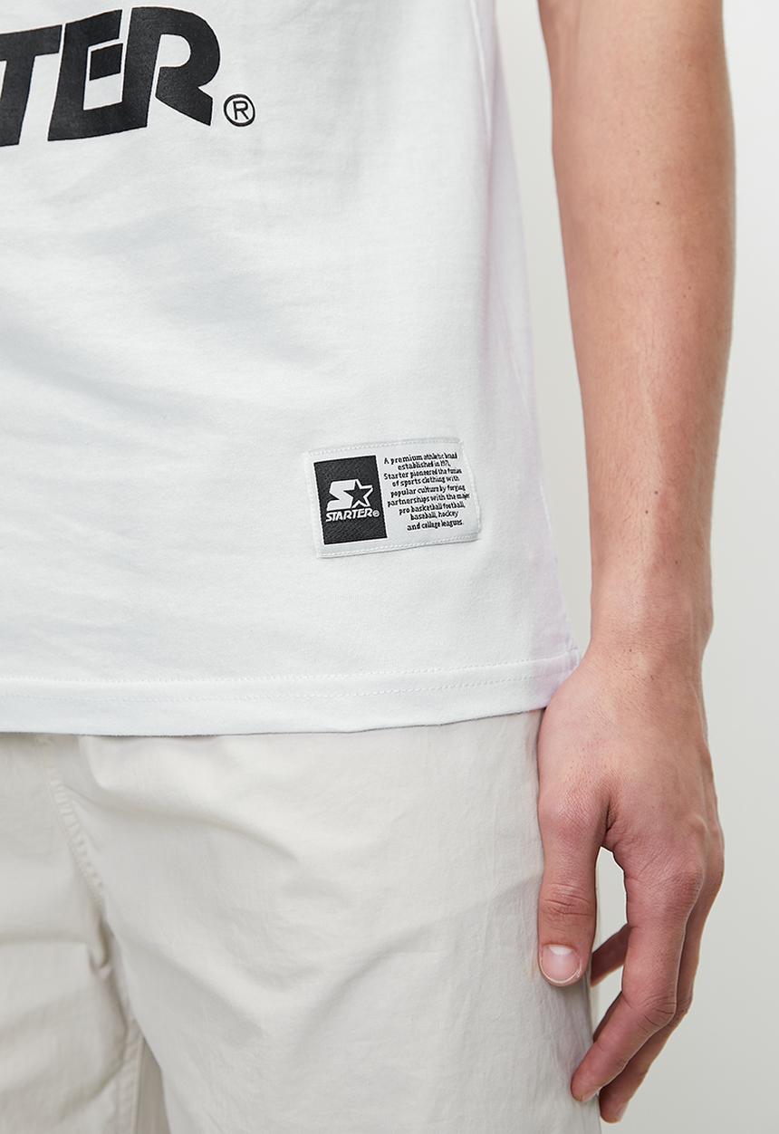 Starter - Starter Bold Logo Tee - White/Black