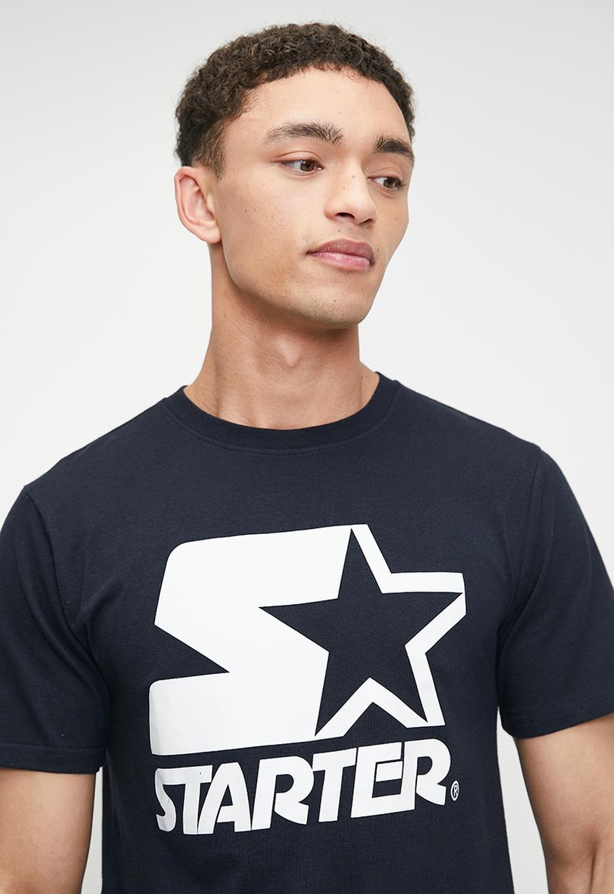 Starter - Starter Core Logo Tee - Navy/White