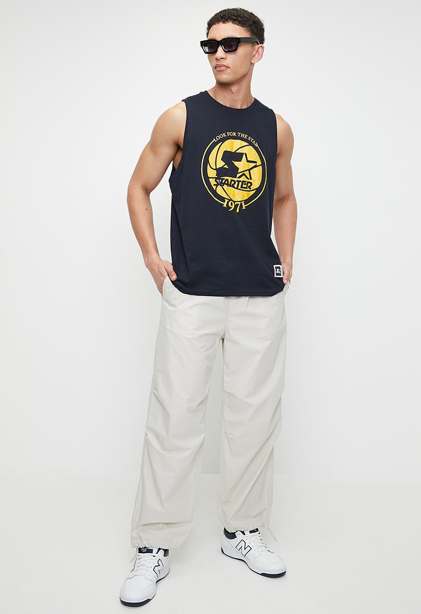 Starter - Starter 1971 Tank Top - Navy/Mustard