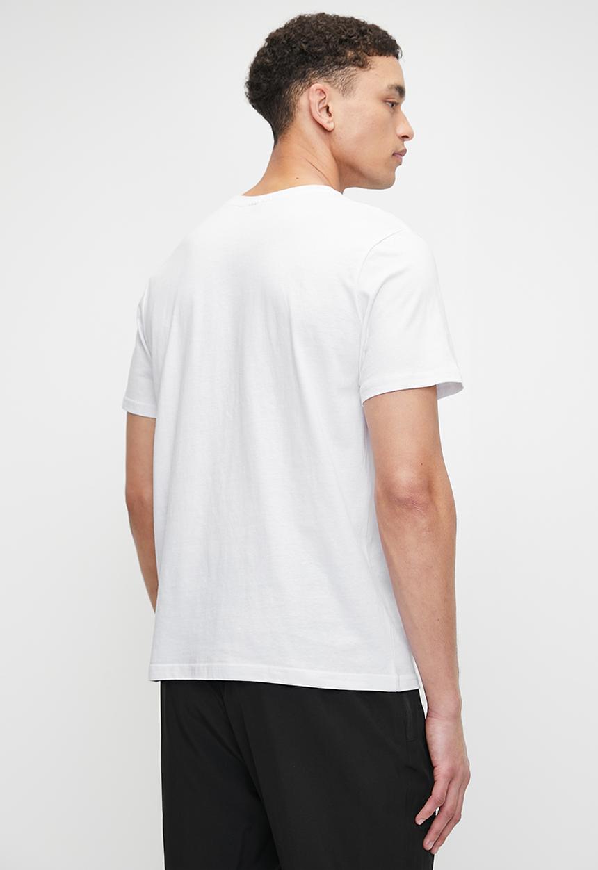 Starter - Starter Round Neck Core Logo Tee - White & Black
