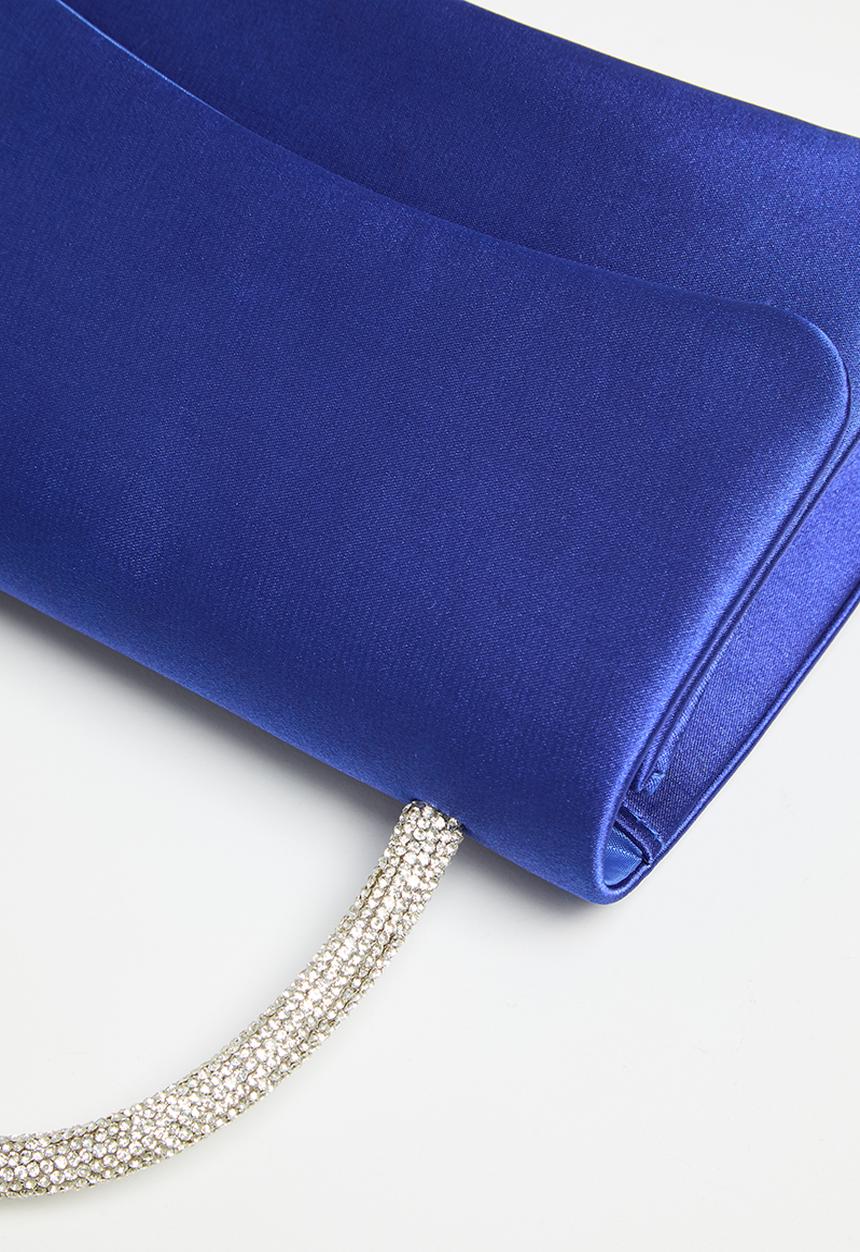 MILLA - Velvet Blue Bliss clutch bag - blue
