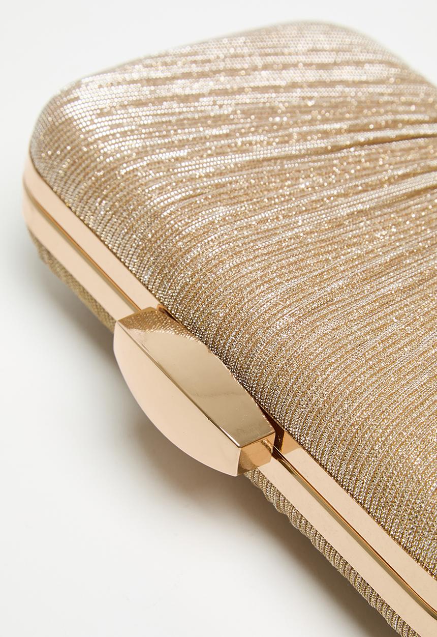 MILLA - Monte clutch bag - gold