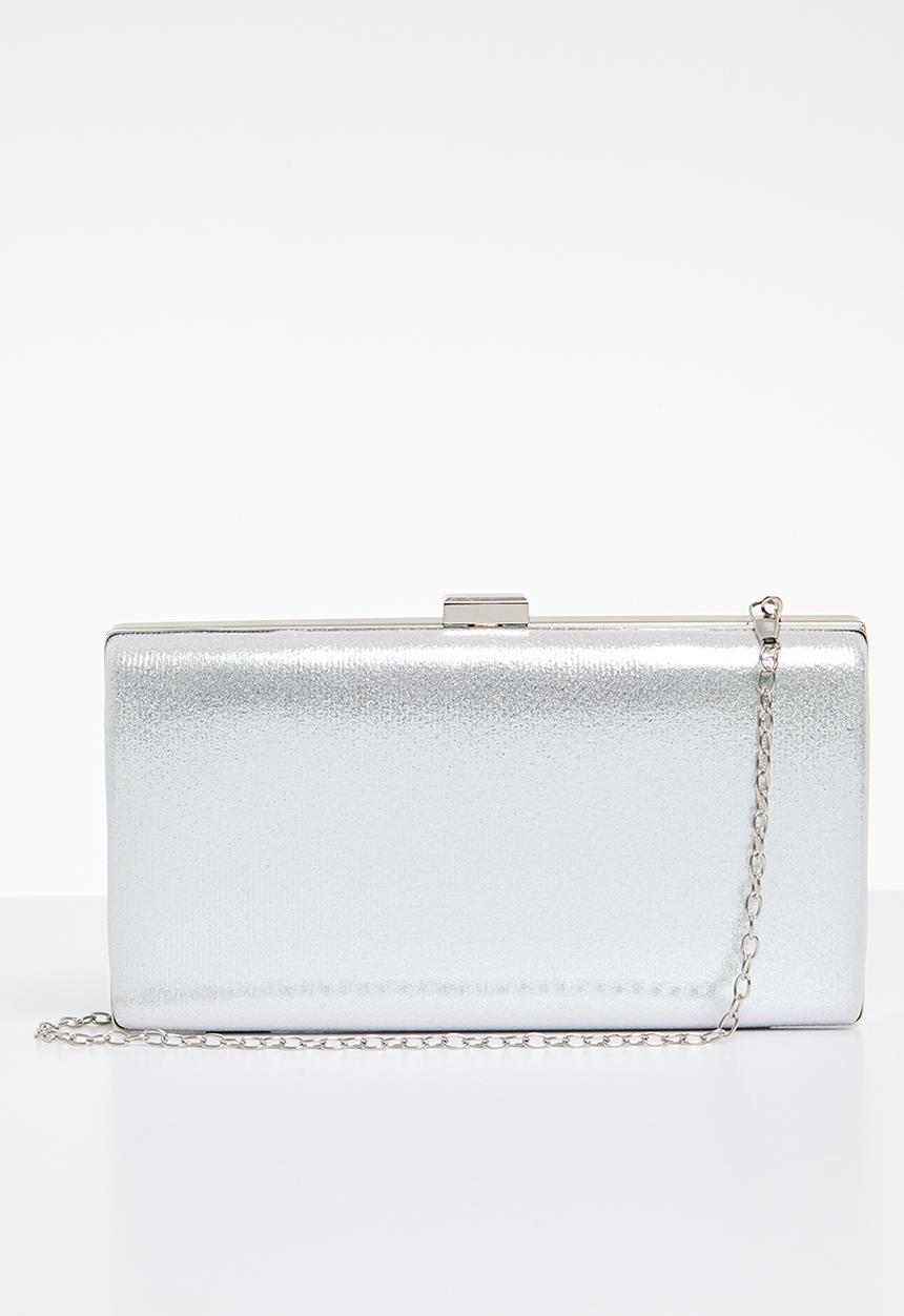 MILLA - Keira clutch bag - silver