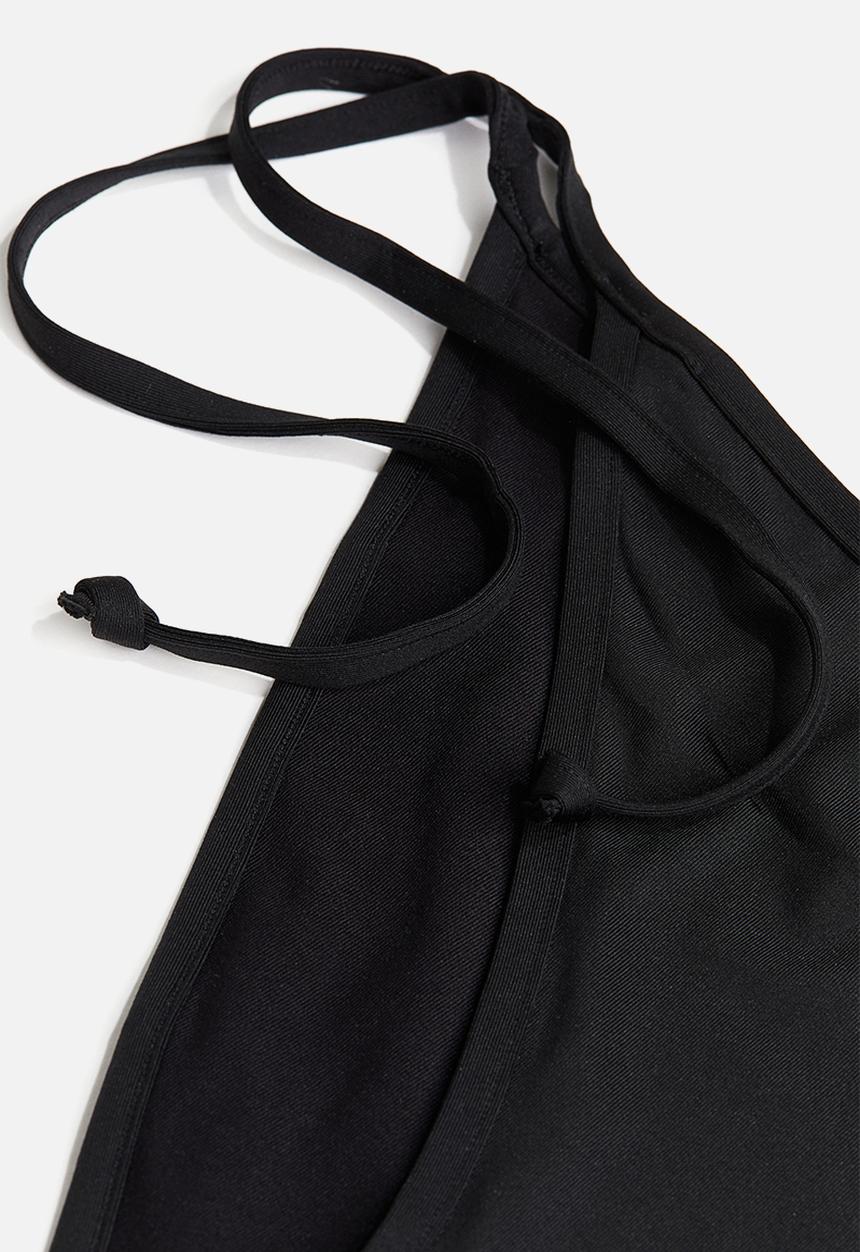 H&M - Tie tanga bikini bottoms - black