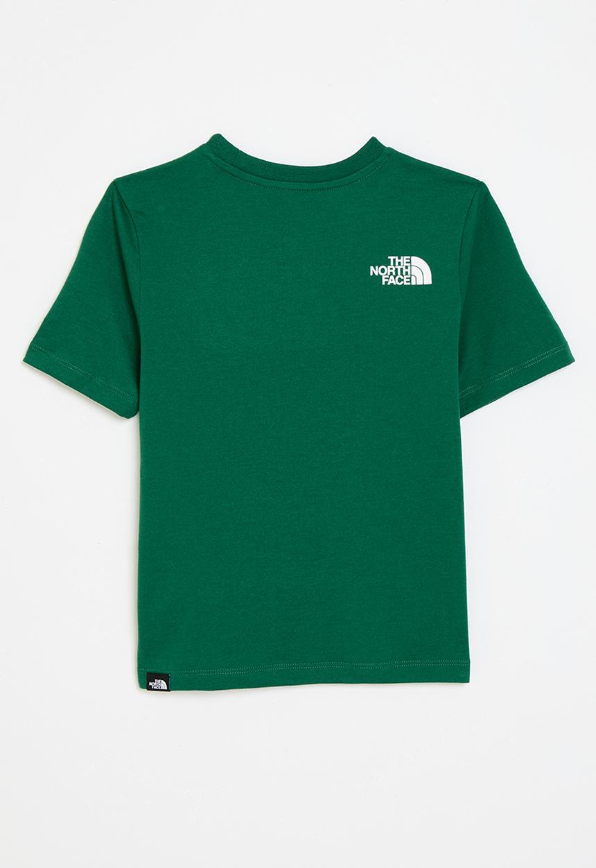 The North Face - Teen short sleeve simple dome tee - evergreen