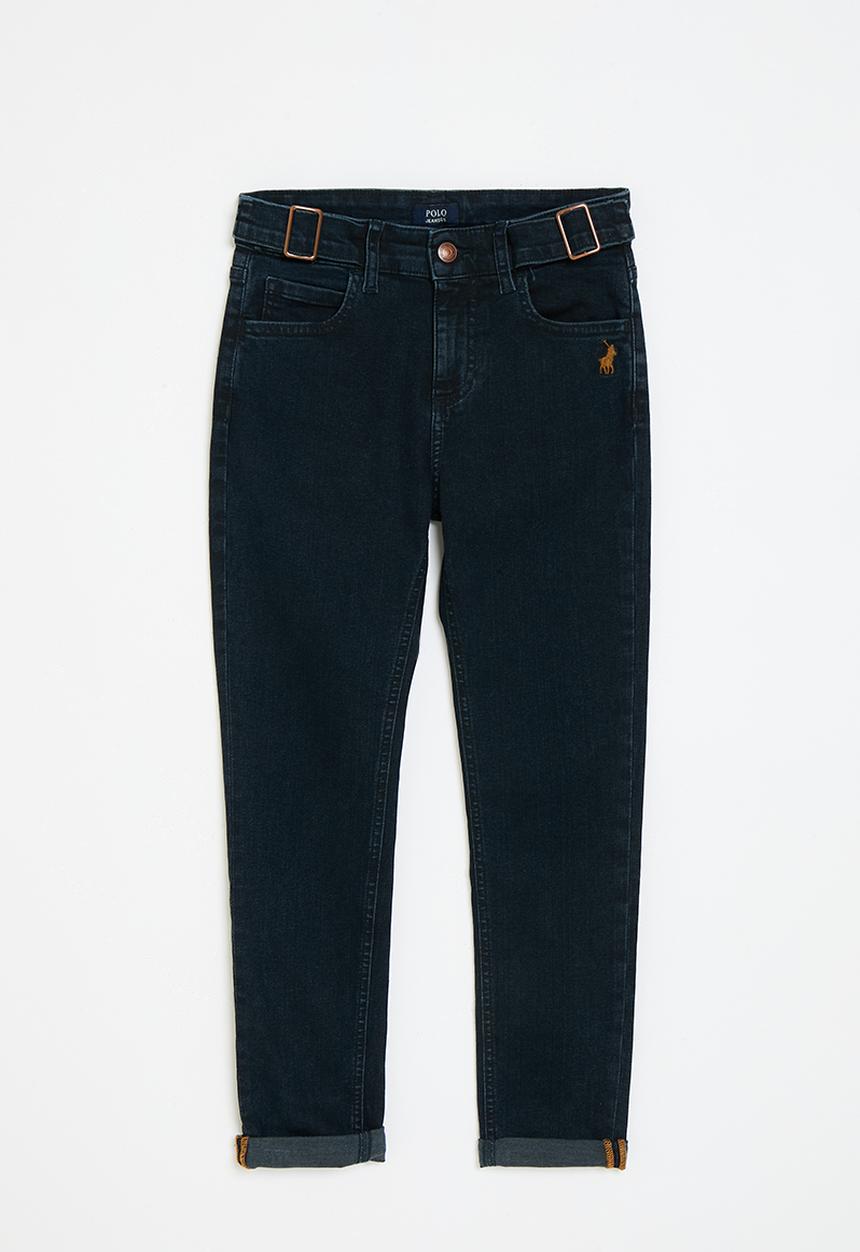 POLO - Boys marvin crested slim fit jean - dark wash
