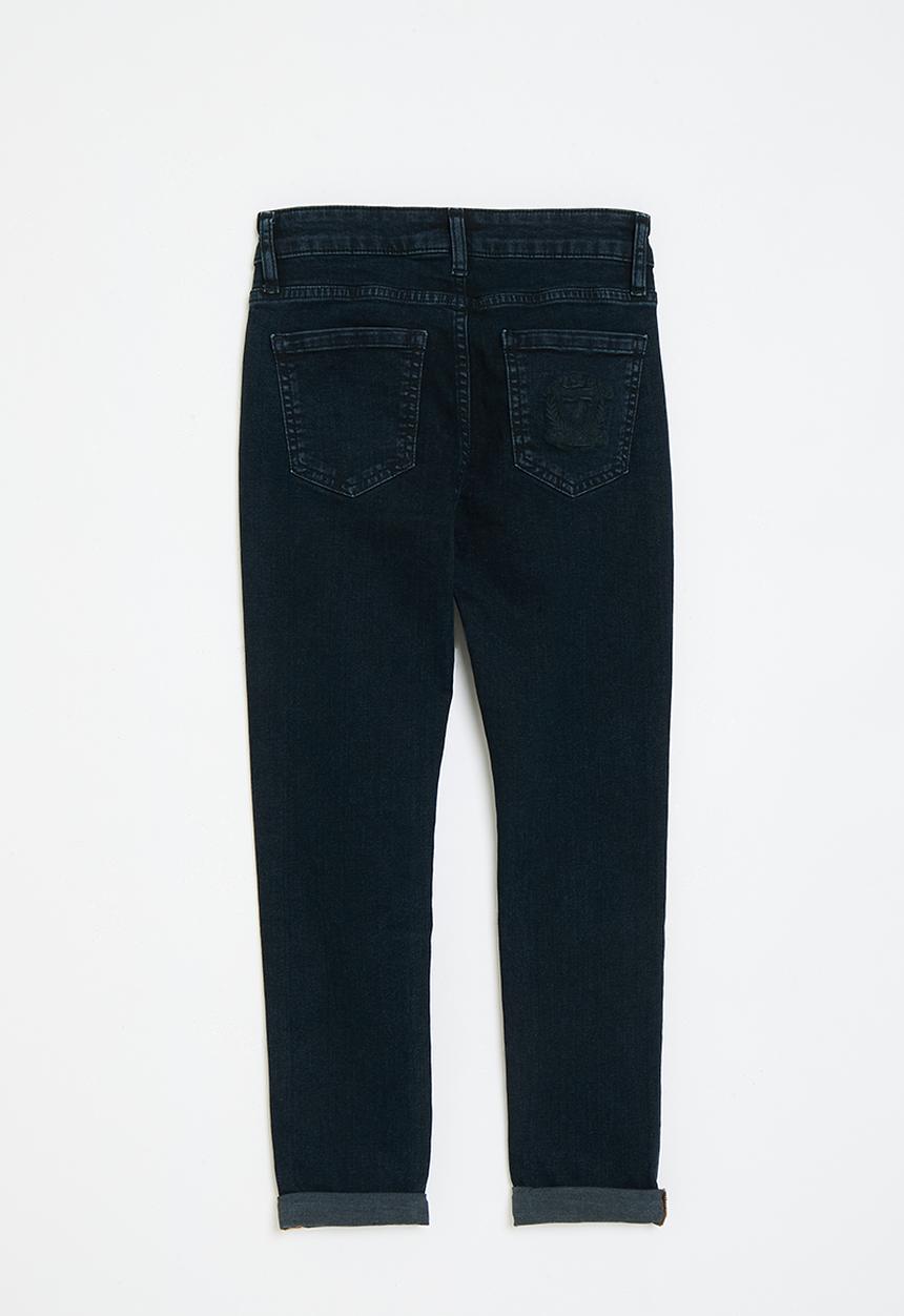 POLO - Boys marvin crested slim fit jean - dark wash