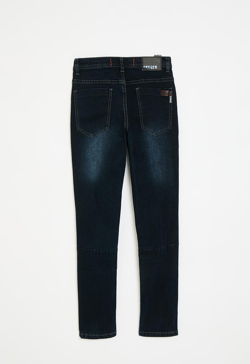SOVIET - Boys fashion skinny denim - blue black