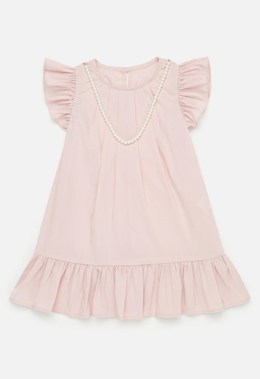 Pop Candy - Frilled sleeve dress - pink