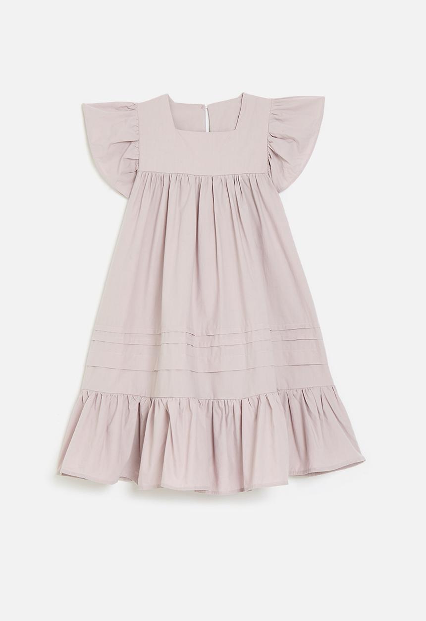 Pop Candy - Frilled sleeve dress - grey