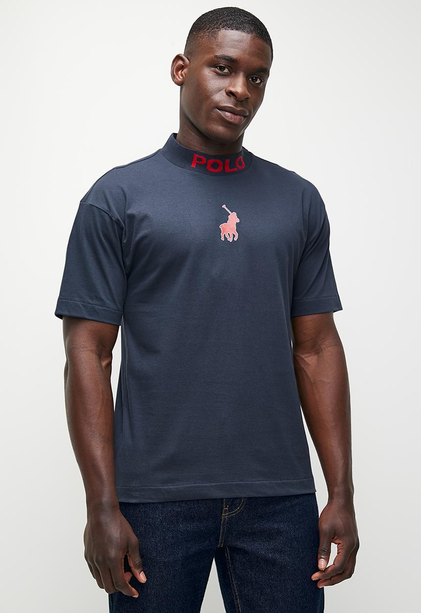 POLO - Jack Sport High Collar Short Sleeve Tee - Navy
