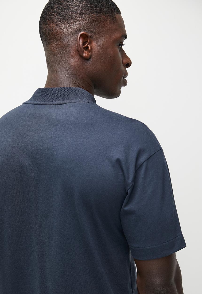 POLO - Jack Sport High Collar Short Sleeve Tee - Navy
