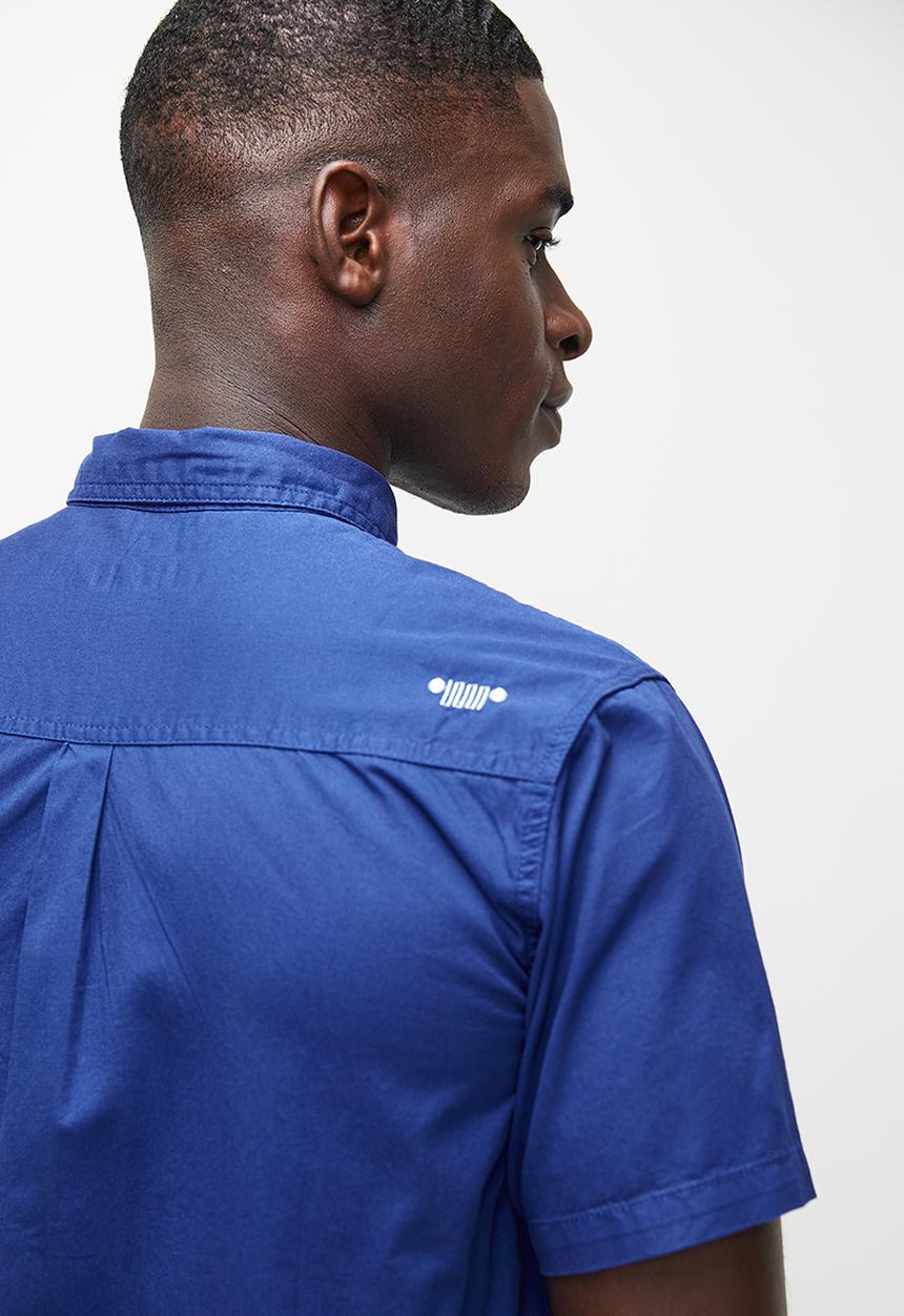 JEEP - Willys workshirt short sleeve - lazuli blue