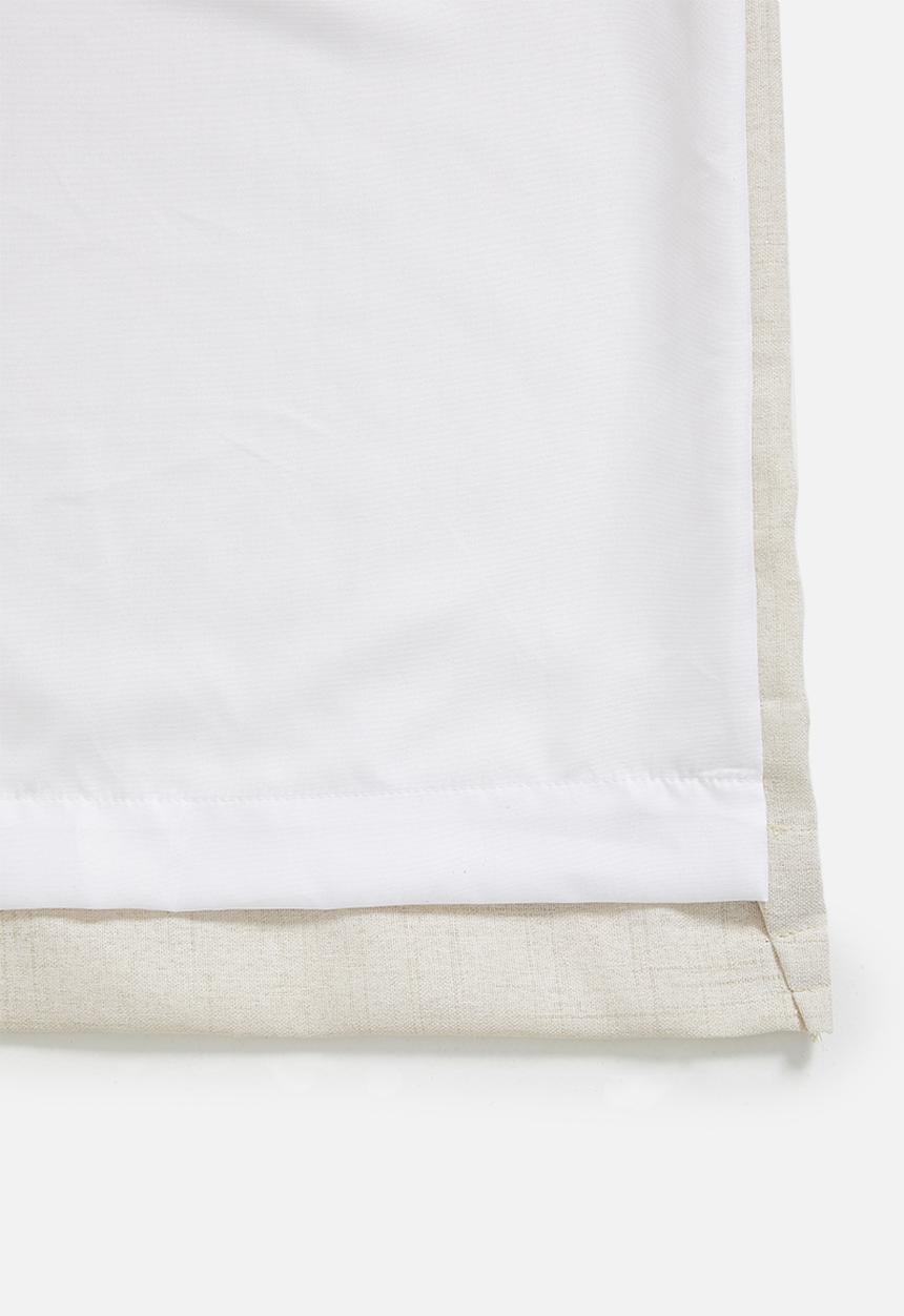 Sixth Floor - Capri Texture Taped Curtain - Natural