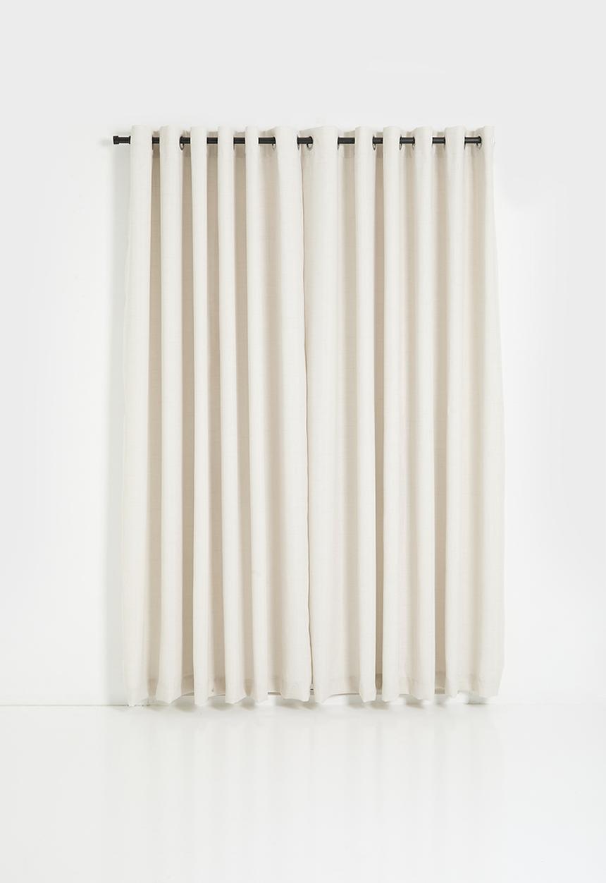 Sixth Floor - Capri Texture Eyelet Curtain - Natural