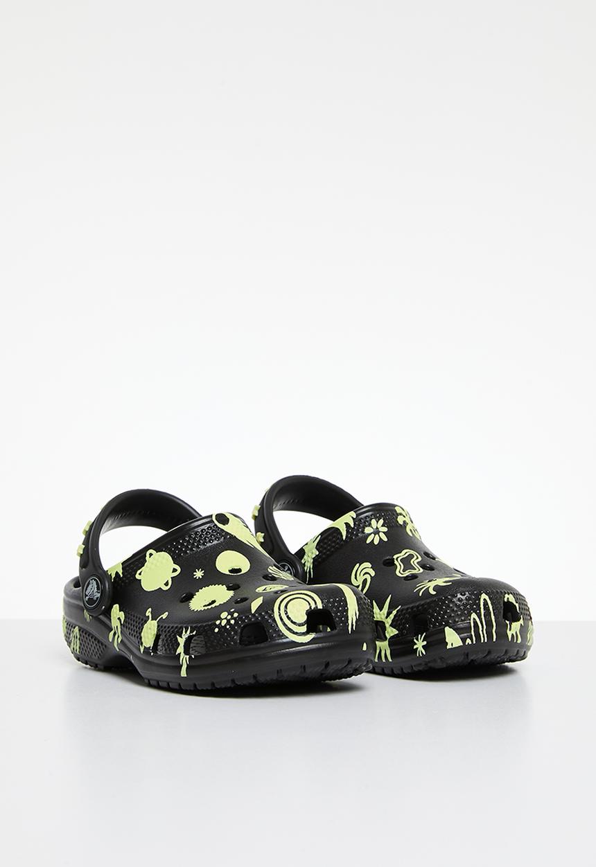 Crocs - Classic Glow Space Clog T - Black