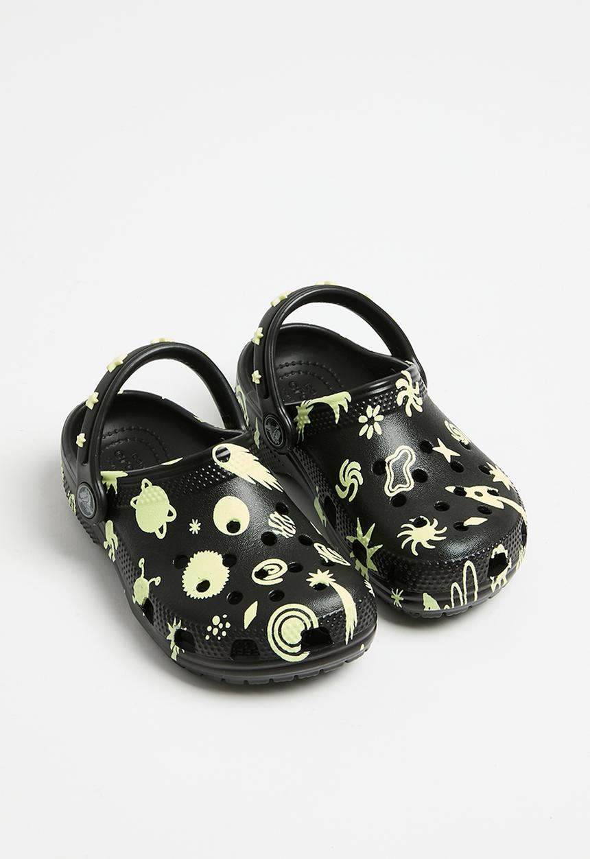 Crocs - Classic Glow Space Clog T - Black