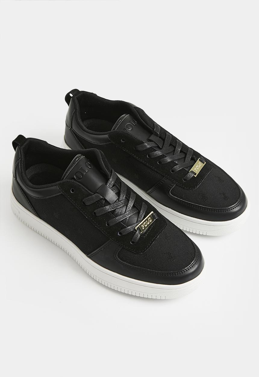 POLO - Jacquard sneaker - black