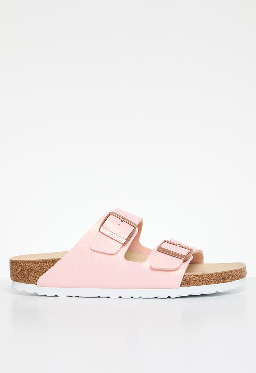Birkenstock - Arizona shiny lizard narrow - light rose