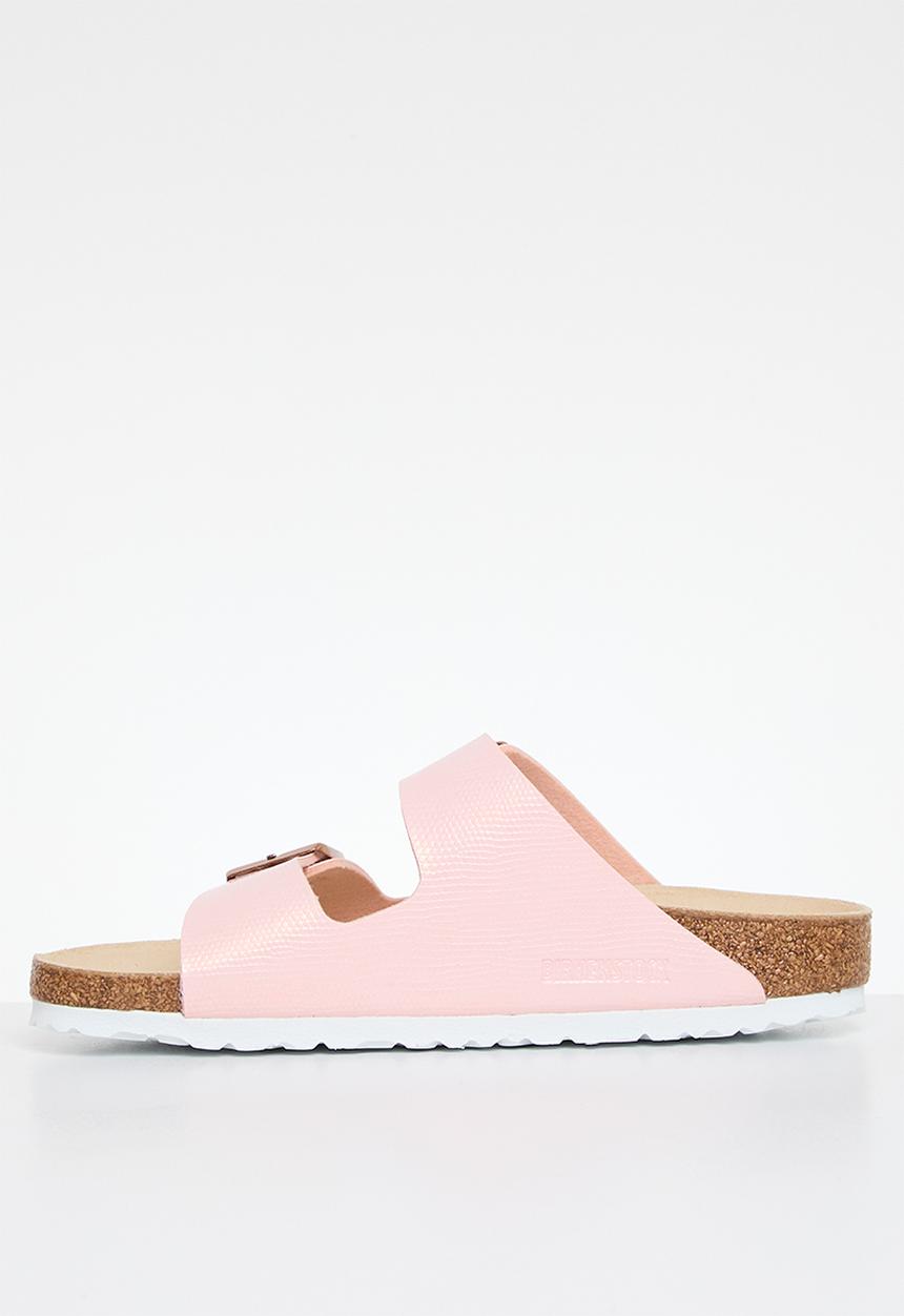 Birkenstock - Arizona shiny lizard narrow - light rose
