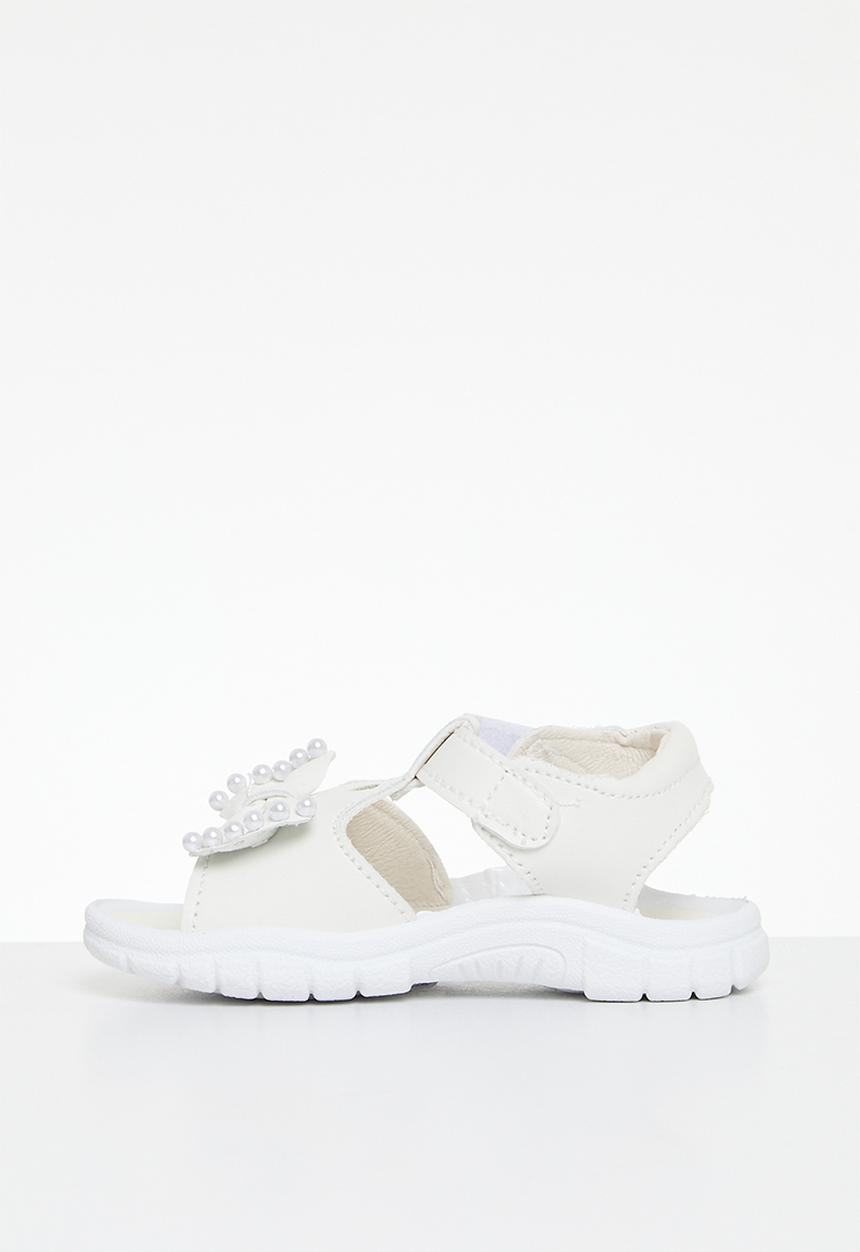 Pierre Cardin - Ella Infants Girls Open Sandal - White