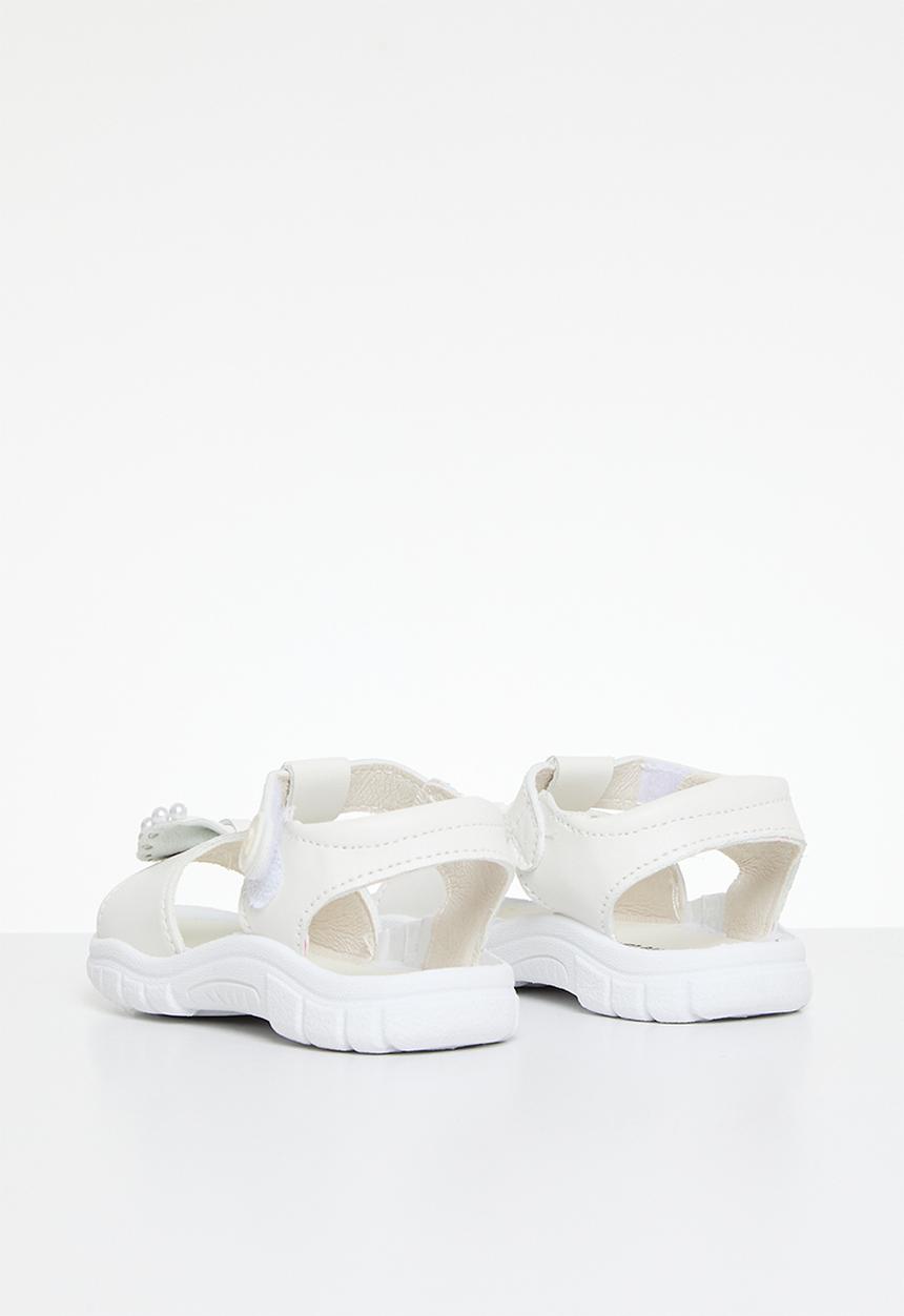 Pierre Cardin - Ella Infants Girls Open Sandal - White