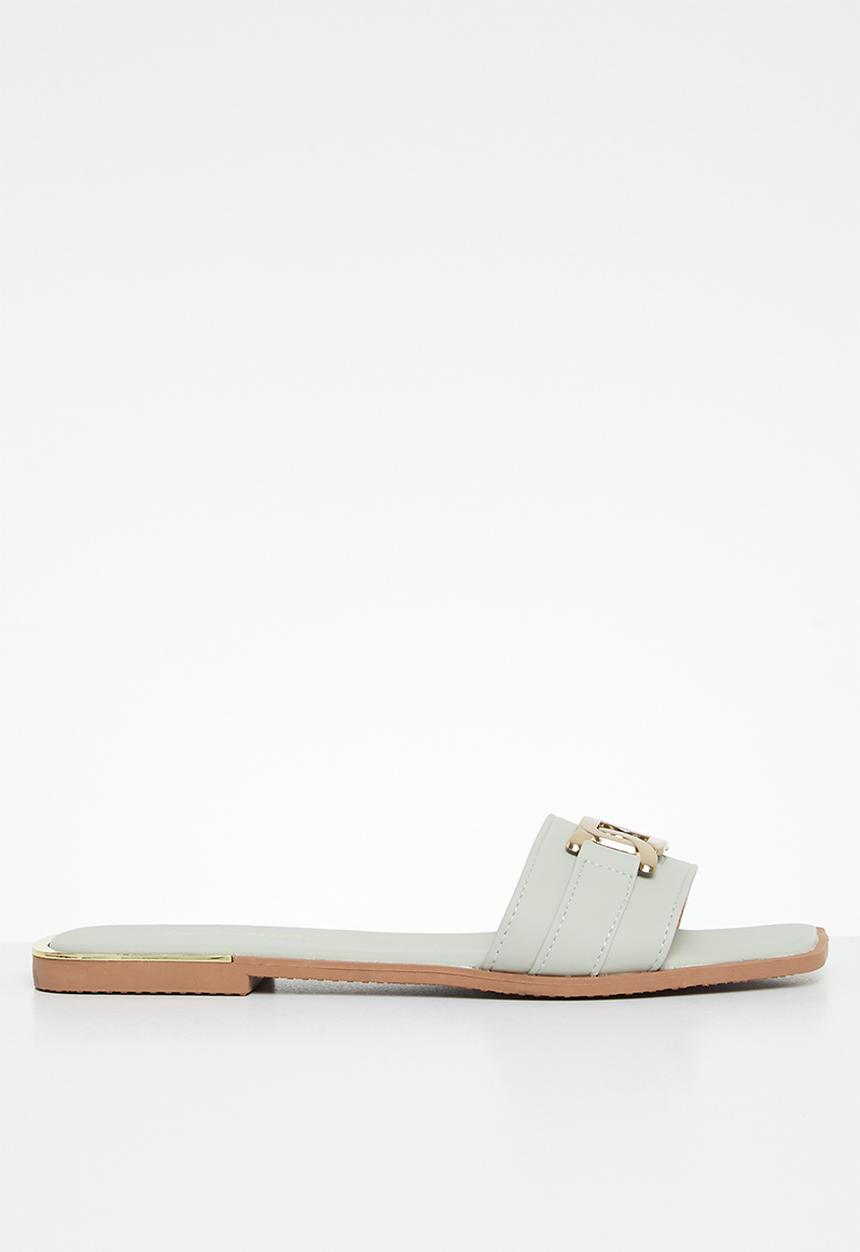 Oxford Street - Classic Slide - sage & gold
