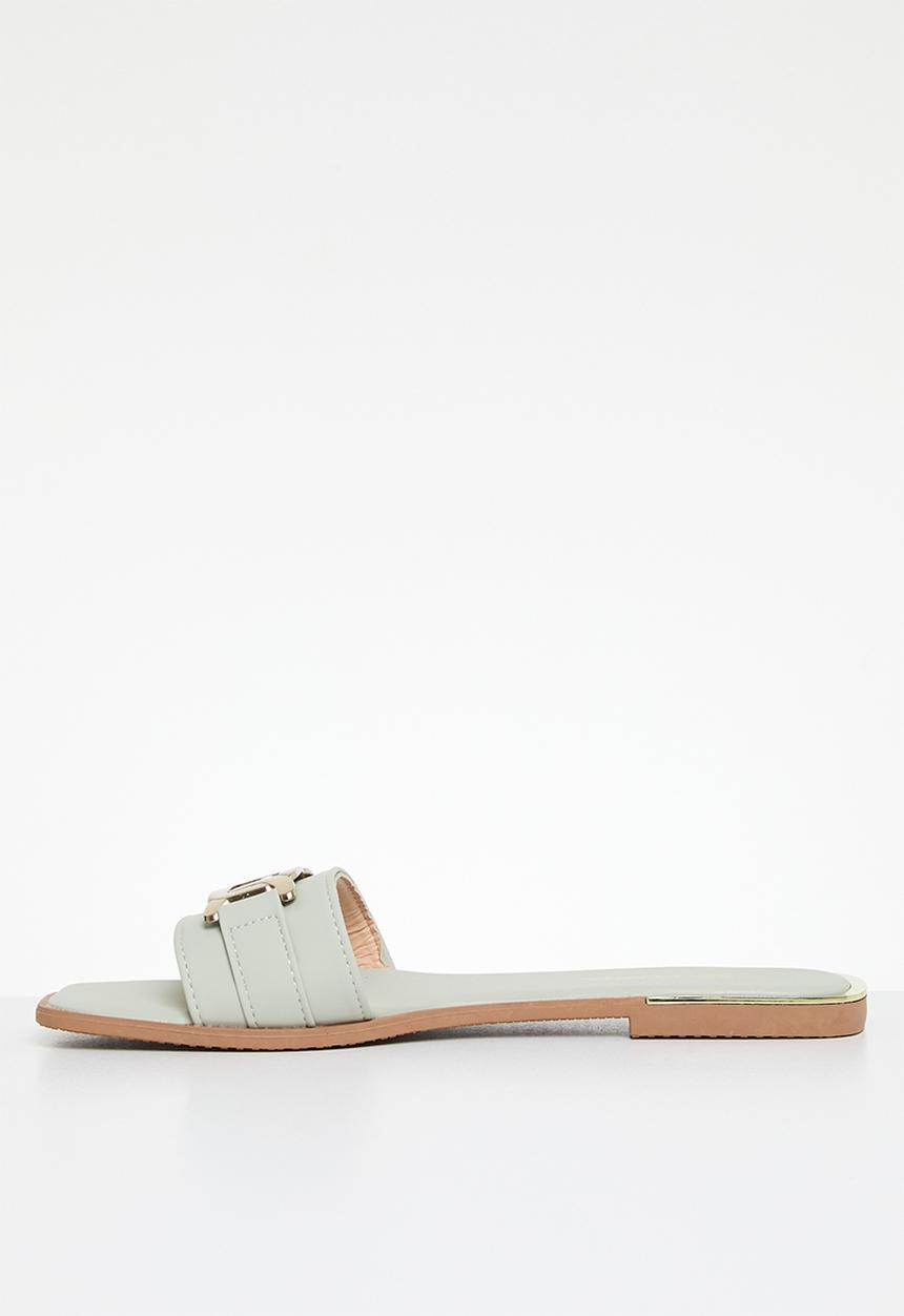 Oxford Street - Classic Slide - sage & gold