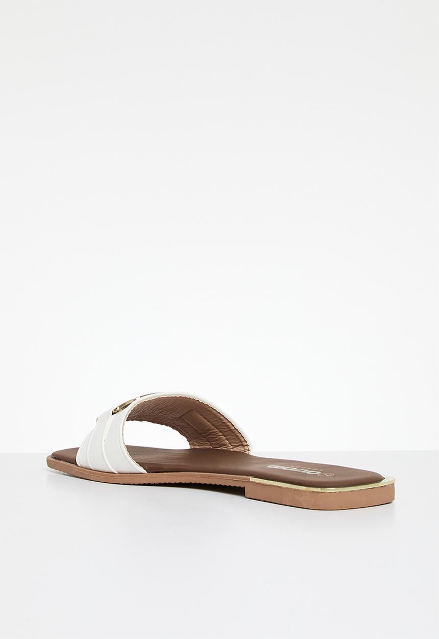 Oxford Street - Classic Slide - white & gold