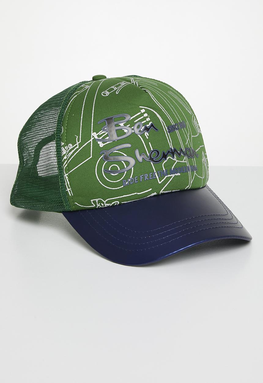 Ben Sherman - Ben sherman foil trucker - bright green/navy