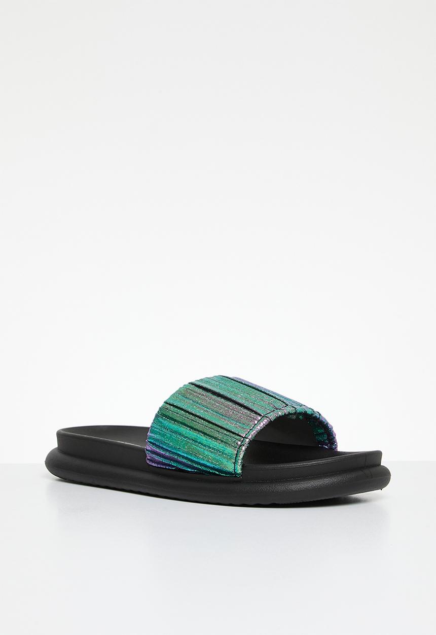 Oxford Street - Iridescent slide - Black