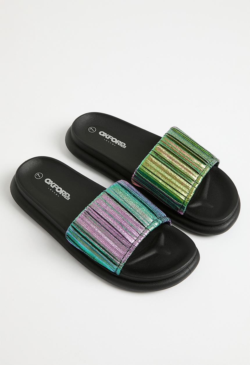 Oxford Street - Iridescent slide - Black