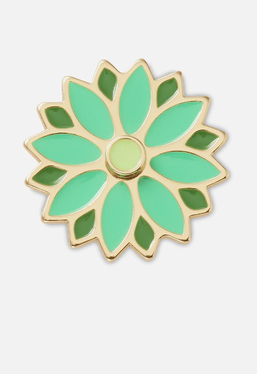 Crocs - Green spinner flower - loose - multi
