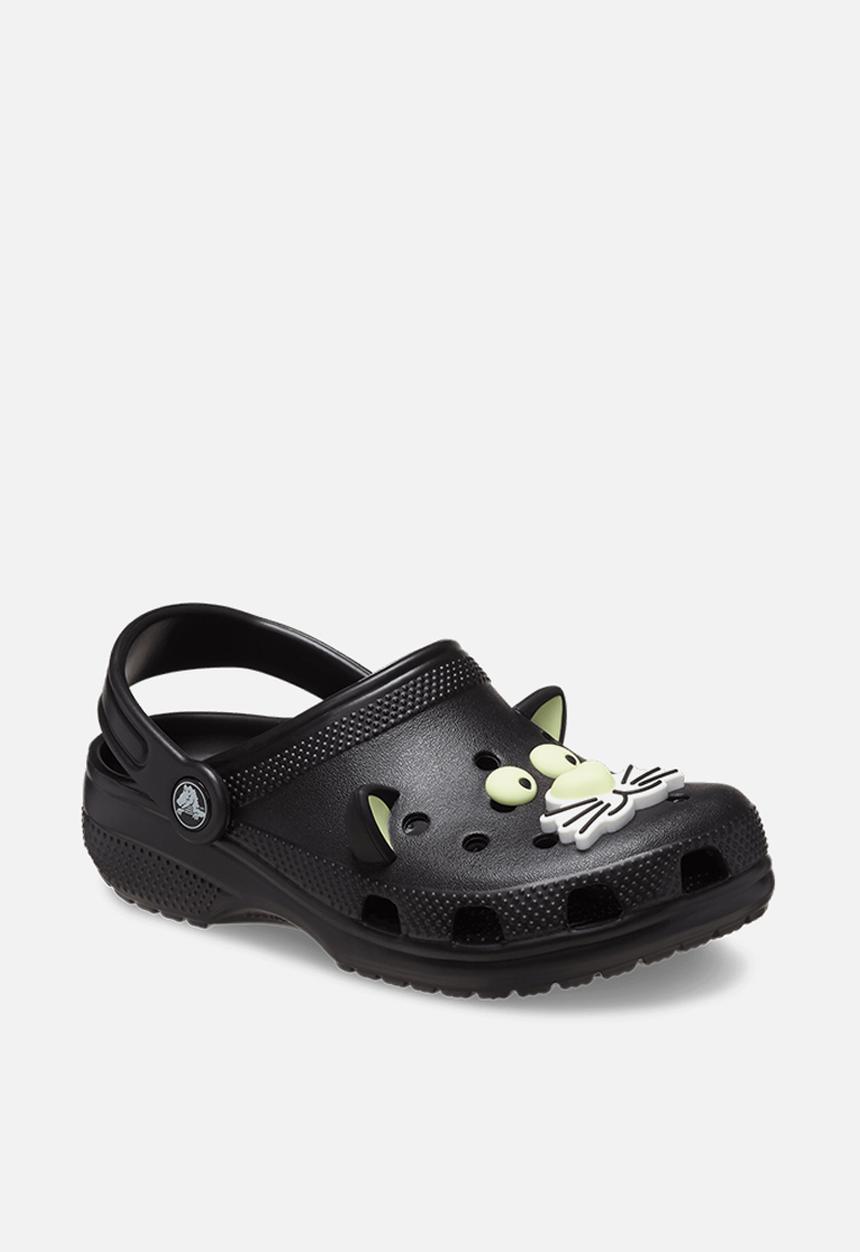 Crocs - Classic Glow Black Cat Clog T - Black