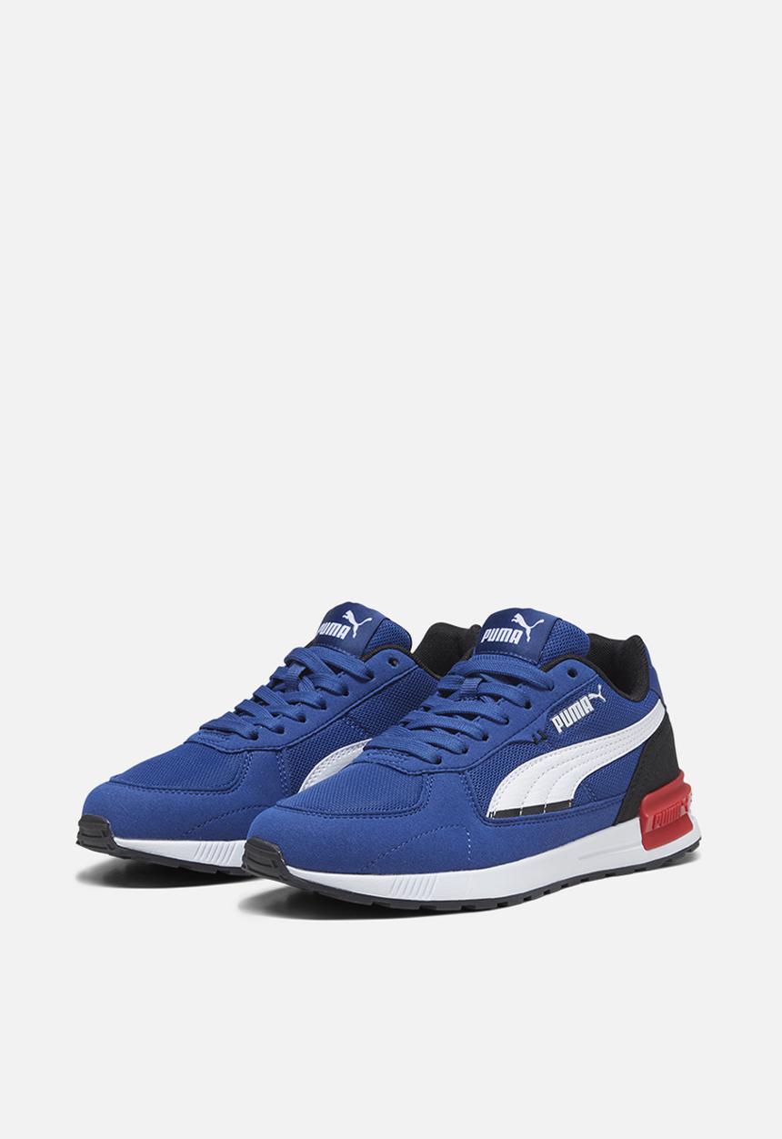 PUMA - Graviton Jr - Clyde Royal-Puma White-Puma Black