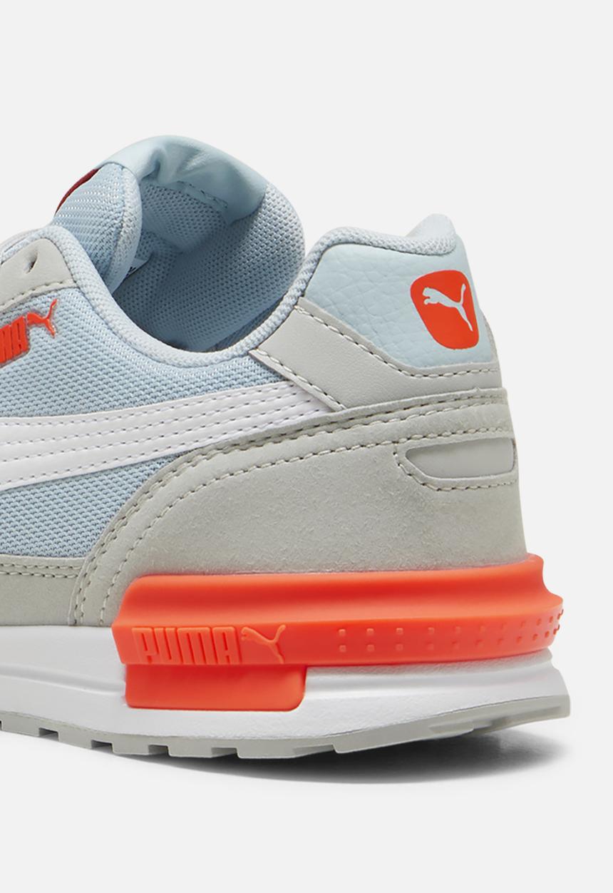 PUMA - Graviton Jr - Frosted Dew-Puma White-Cool Light Gray-Flame Flicker