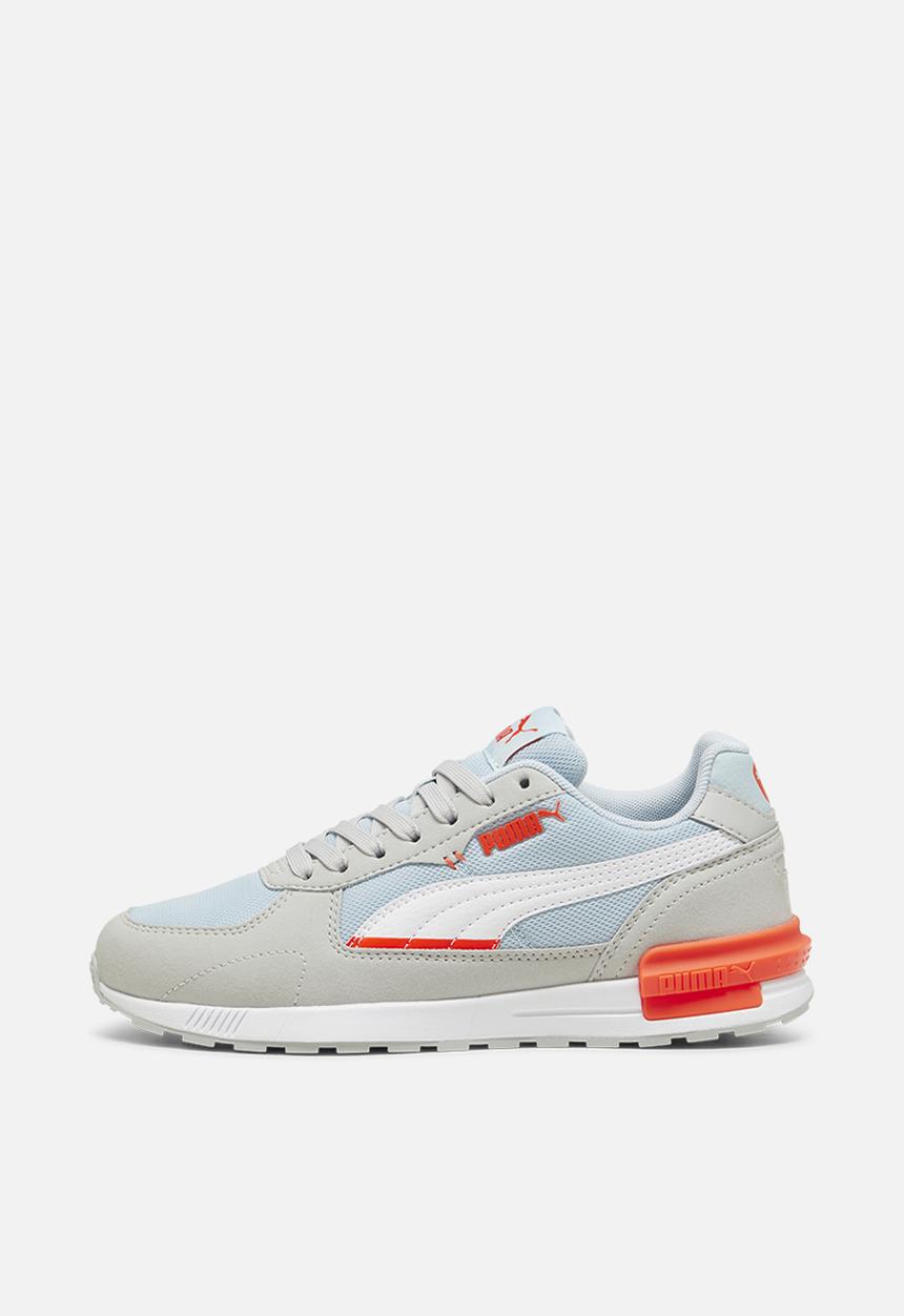 PUMA - Graviton Jr - Frosted Dew-Puma White-Cool Light Gray-Flame Flicker