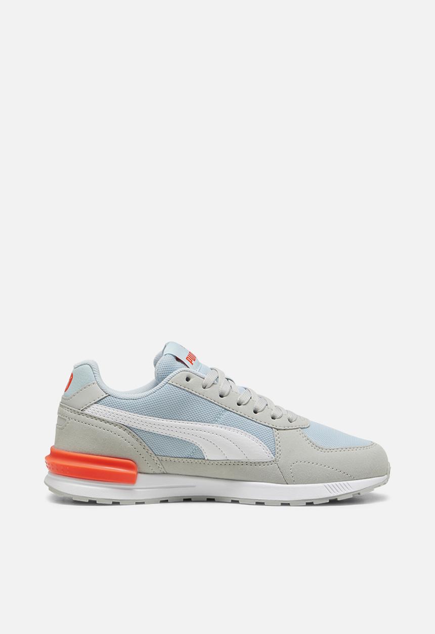 PUMA - Graviton Jr - Frosted Dew-Puma White-Cool Light Gray-Flame Flicker