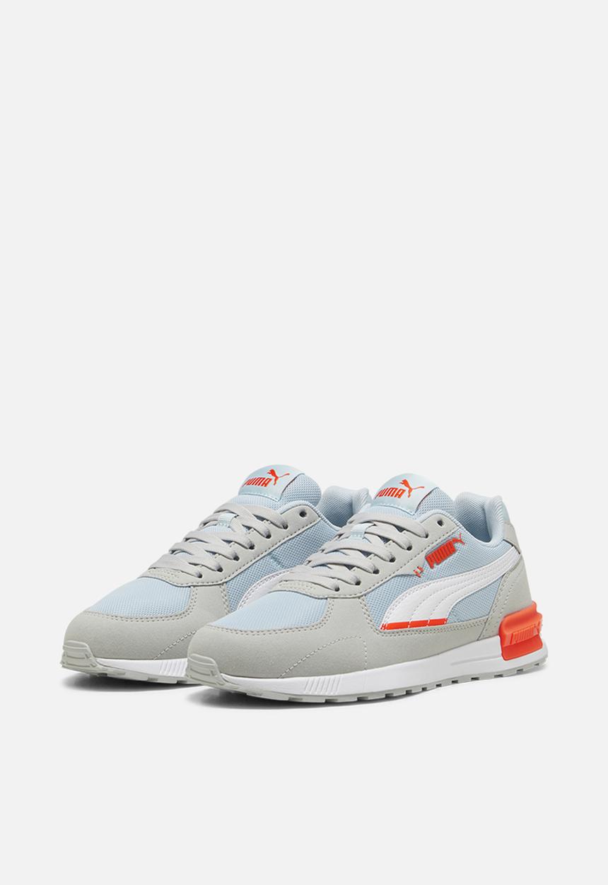 PUMA - Graviton Jr - Frosted Dew-Puma White-Cool Light Gray-Flame Flicker